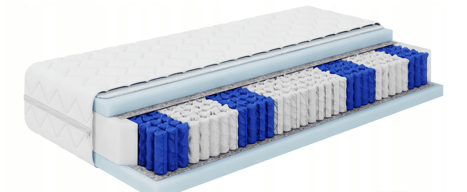 Čiužinys BANGA (storis : 21 cm, kietumas : H3 vidutinio kietumo) - Image 2