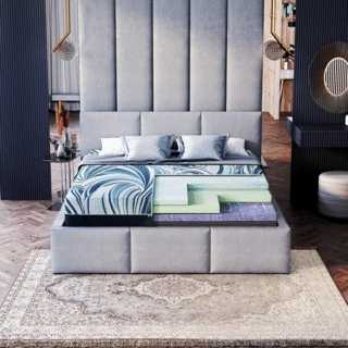 Čiužinys LIETUS (storis : 31 cm, kietumas : H3/H4 vidutinio kietumo/kietas)