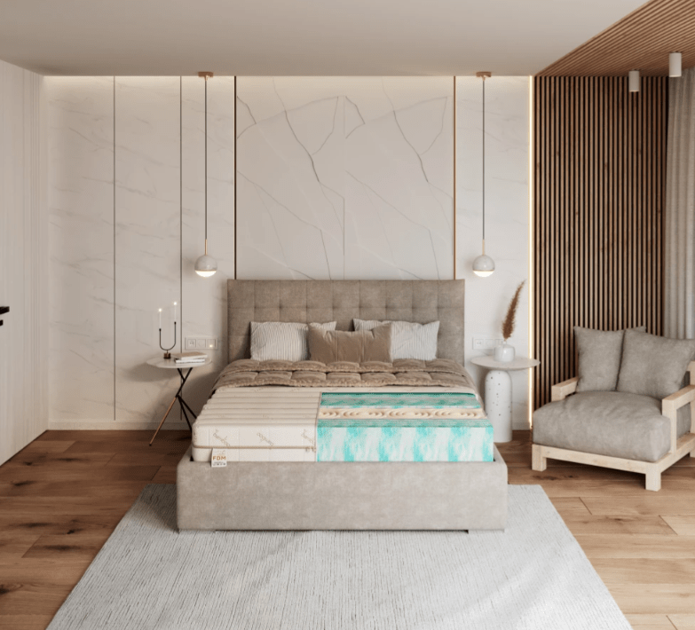 Čiužinys SUMAIŠTIS (storis : 21 cm, kietumas : H4 kietas)