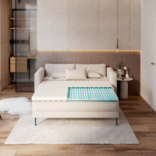 Antčiužinis RUDUO (storis : 4 cm, kietumas : H4 kietas)