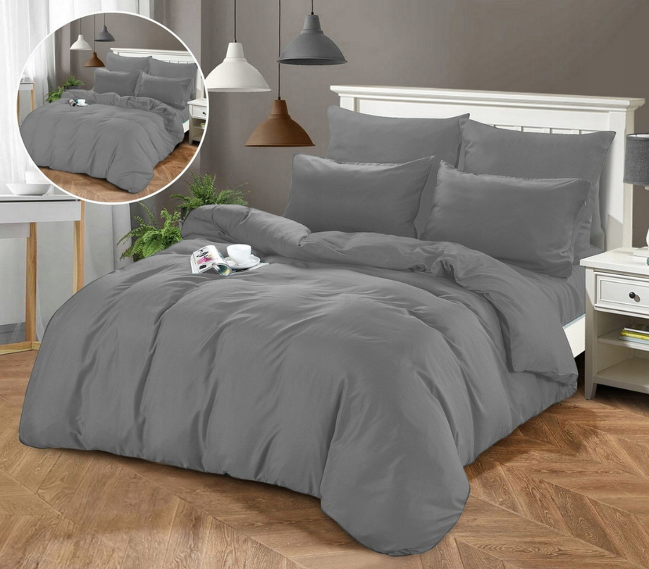 Patalynės komplektas 200x220, 3 dalių, satino, elegantiškas - Image 4