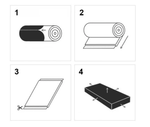 Čiužinys VALENSIJA (storis : 21 cm, kietumas : H3/H2 vidutinio kietumo/vidutinio minkštumo - Image 5