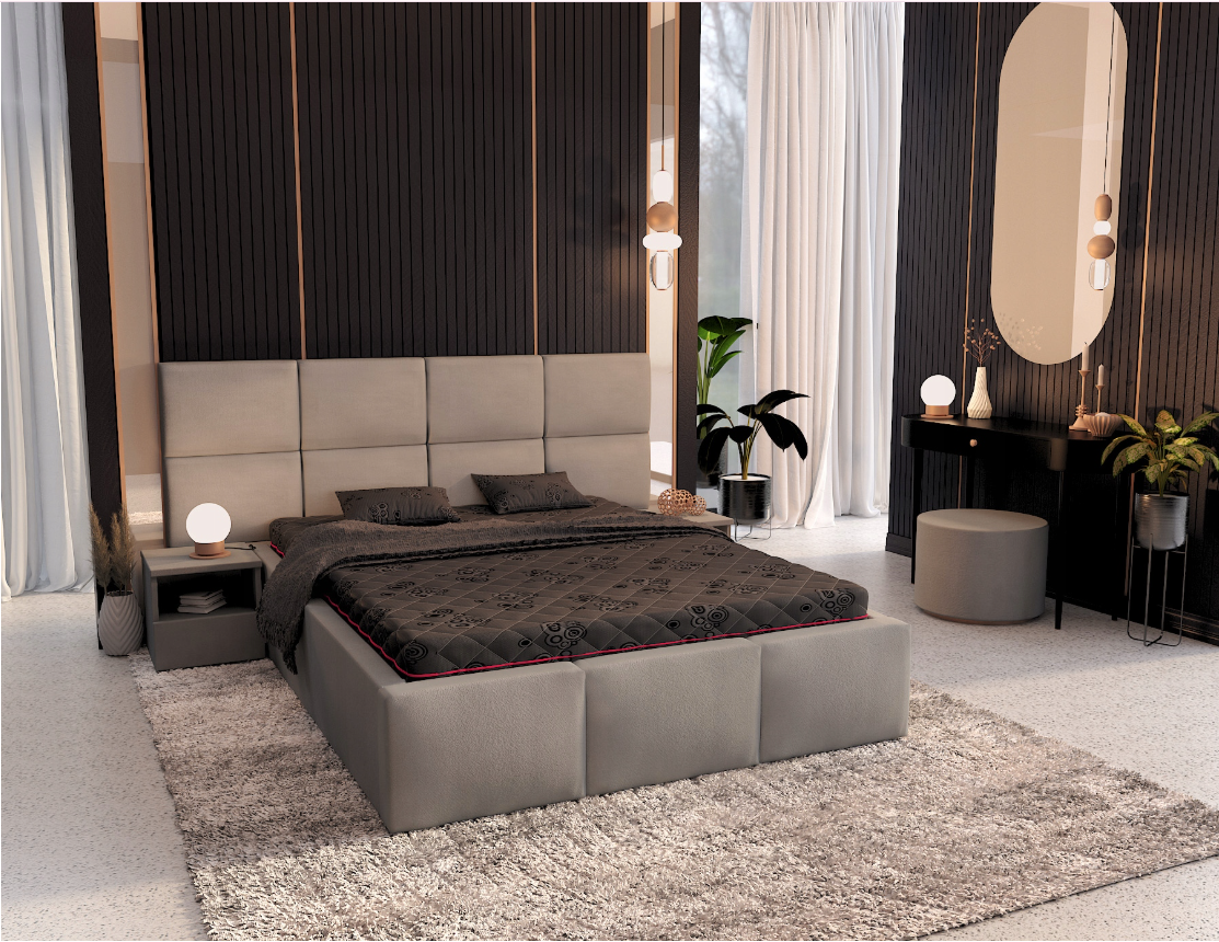 Čiužinys ŽIEMA (storis : 24 cm, kietumas : H3 vidutinio kietumo)