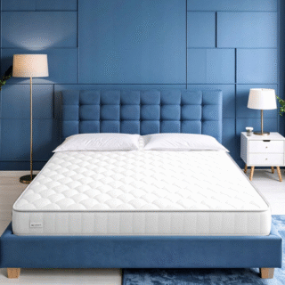 FOAM+ čiužinys 90x200x15 cm, dvipusis, vidutinio kietumo, H3/H4, 9 zonų