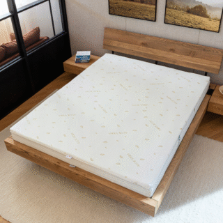 Čiužinio užtiesalas „Best Sleep H7“ – 7 cm PU putos, alavijo užvalkalas, 180 x 200 cm