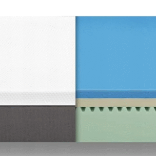 Emma Original hibridinio putplasčio čiužinys 70x200x24cm